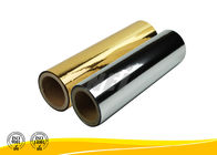 Soft Touch Colorful Aluminum Laminated Film , Metallised Polyester Film