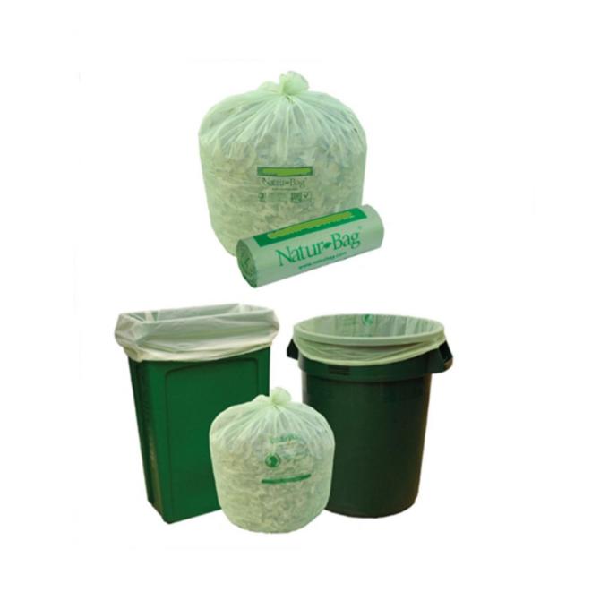 Custom 200 Mircon 240 Liter Biodegradable Compost Bags