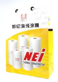 Pro Coating Transparent Gloss Lamination Film For Show Bags / Paper Media