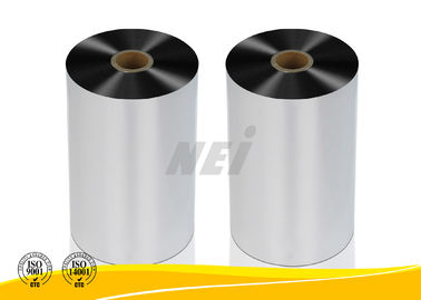 Professional 21 Micron Silver Polyester Film Rolls , Metallized PET Film