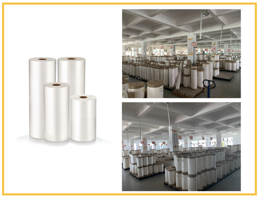 8mic EVA 12mic BOPP Thermal Lamination Film Transparent