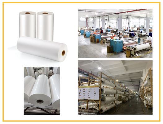 Printing Protection Mobile BOPP Lamination Film Roll SGS ISO9001 Certification