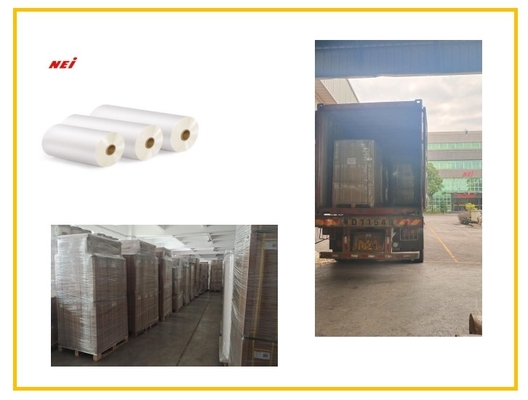 Pro Coating Transparent Glossy Lamination Film For Displaying Bag Paper Media