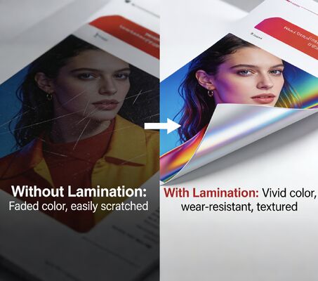 Soft Hardness Book Laminating Film with High Tear Resistance and Up To 400m/min Lamination Speed for Professional Use