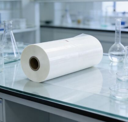 Glossy Surface Finish PET Thermal Lamination Film with Temperature Resistance Up To 130°C and Premium EVA Glue From Korea