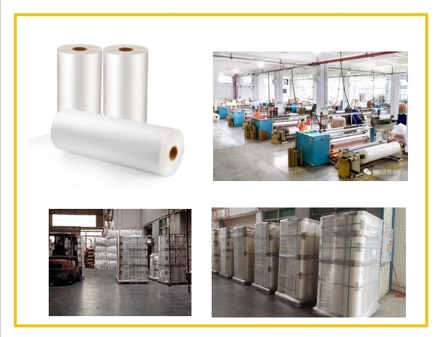Pure Color White Matt BOPP Thermal Lamination Film For Offset Printing