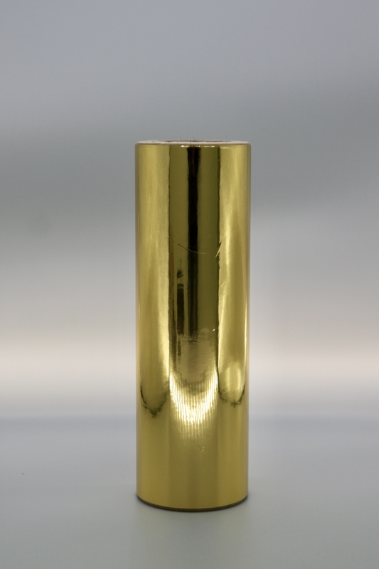 Gold And Silver Metallized PET Film Thermal Lamination Film 17micron To 24micron, Popular In Middle East