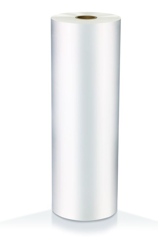 White Colour 27 Mic Matt Lamination Film For Paper Boards Extrusion - Coated Surface