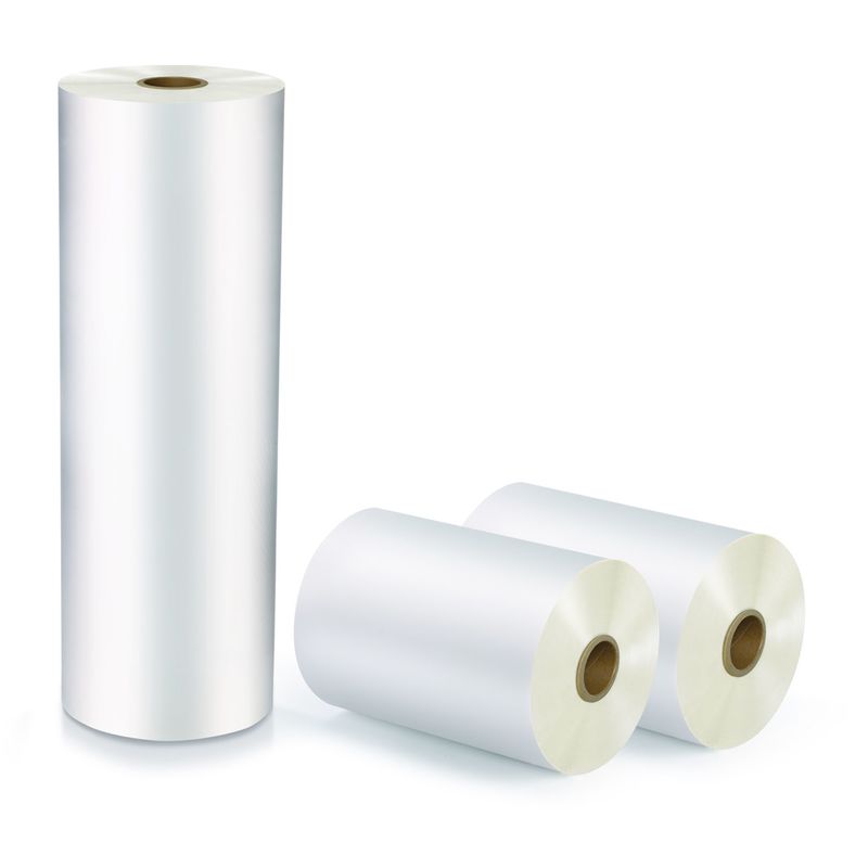 Transparent Self Adhesive Bopp Plastic Film / Bopp Thermal Laminate Roll