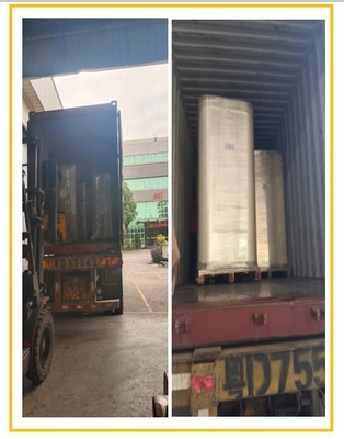 Gloss Pearl White BOPP Thermal Lamination Film 12 Micron Total 8 Micron Base