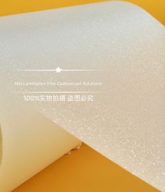 Transparent Silver Sparkle Glitter Dry Laminating Film For Printing & Packaging