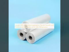 Length 200-4000 M Hot Lamination Film for Smooth and Professional Lamination at 95-120C Temperature
