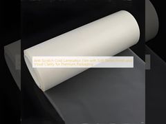 Anti-Scratch Cold Lamination Film with Soft Tactile Finish and Visual Clarity for Premium Packaging