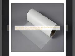 Anti-Scratch Cold Lamination Film with Soft Tactile Finish and Visual Clarity for Premium Packaging
