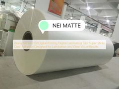 Heavy Silicone Oil Digital Printing Digital Laminating Film Super Sticky Clear Adhesive Designed for Lamination and Clear Visual Results
