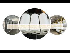 Multiple Extrusion Matte Lamination Film Compatible With Various Printing Inks Variable Length Ideal For Packaging And Labeling Industry