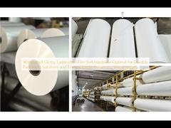 Waterproof Glossy Lamination Film Soft Hardness Optimal for Durable Packaging Solutions and Printed Media Enhancing Visual Impact