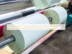Photos Suitable For Thermal Laminators PET Thermal Bonding Film Heat Seal Film Providing Excellent Bonding Strength And Clarity