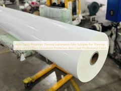 High Clarity Polyester Thermal Lamination Film Suitable For Thermal Laminators Offers Document Protection And Clear Professional Finish